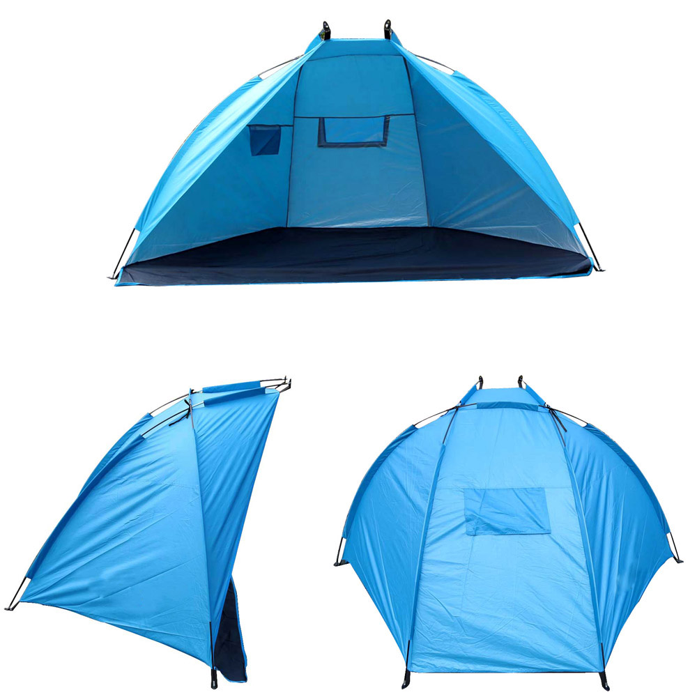 Cheap Goat Tents Single Layer Beach Tents 2 Persons Camping Tent Anti UV Sun Shelters Awning Shade Outdoor Tent for Fishing Picnic Hiking Tents 